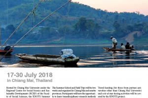Call for Applications: KNOTS Summer School 2018