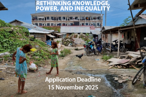 Call for Applications: Workshop on Environmental Justice – Rethinking Knowledge, Power and Inequality in the Context of Climate Change